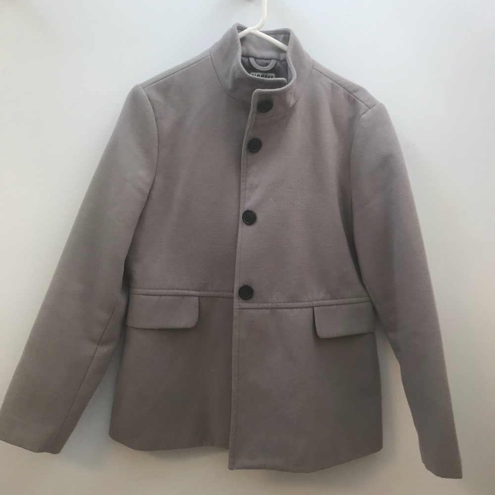 Old Navy Grey Peacoat - EUC